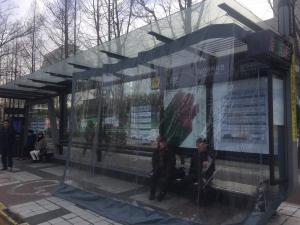 대전시, 시내버스 정류소 눈·겨울한파대비 바람막이 설치 호응